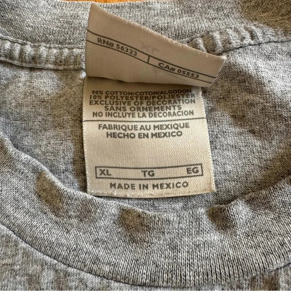 Nike Grey Short Sleeve Tee Top Crew Neck Size XL Men’s T-Shirt Classic - Picture 5 of 5